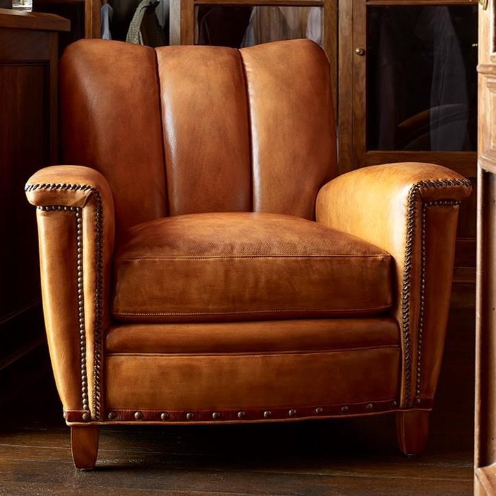 Hancock and shop moore leather chair